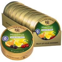 CAVENDISH & HARVEY SUGAR FREE MIXED FRUIT 175G x 10