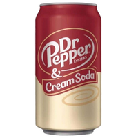 DR PEPEPR CREAM SODA 355ML X 12