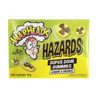 WARHEADS HAZARDS THEATRE BOX 99G X 12
