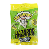 WARHEADS HAZARDS SOUR GUMMIES 45G X 12