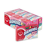 AIRHEADS GUM  RASPBERRY LEMON 33GX 12