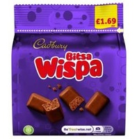 UK CADBURY BISTA WISPA PEG BAG  85X10 PACK
