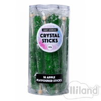 CRYSTAL STICKS GREEN 16CT