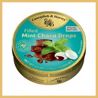 CAVENDISH &amp; HARVEY MINT CHOCO FILLED DROPS 135G X 12