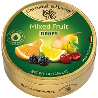 CAVENDISH &amp; HARVEY MIXED FRUIT DROPS 200G X 10