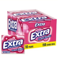 EXTRA CLASSIC BUBBLEGUM 15 STK X 1O PK