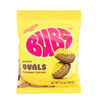 SWEDISH BUBS GOODY BANANA TOFFEE 90G x 12