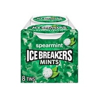 ICE BREAKERS MINTS SPEARMINT 43G X 8