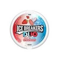 ICE BREAKERS DUO STRAWBERRY 36G X 8PK