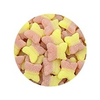 JUICY JELLY SWEDISH SOUR BUTTERFLY TUTTI FRUTTI 2.27KG