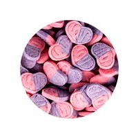 JUICY JELLY SWEDISH SOUR HEART TUTTI FRUTTI 2.27KG