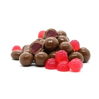 MILK CHOCOLATE RASPBERRY JELLIES 7KG