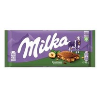 MILKA HASELNUSS/HAZELNUTS 90G X 24