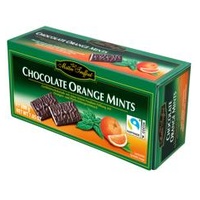 MAITRE TRUFFOUT DARK CHOCOLATE ORANGE / MINT 200G x 16