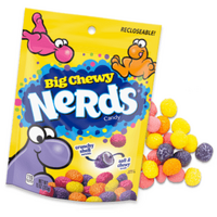 NERDS BIG CHEWY PEG BAG 170G X12