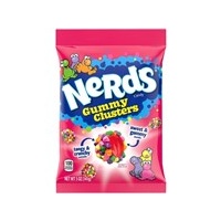NERDS GUMMY CLUSTER RAINBOW PEG BAG 141G X12