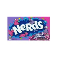 NERDS GRAPE AND STRAW  141G X 12