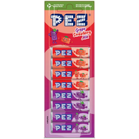 PEZ GRAPE &amp; STRAWBERRY REFILL {8X8.5G} X 12