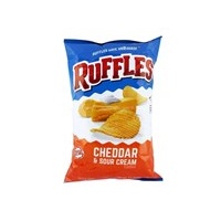 RUFFLES  SOUR CREAM AND CHEDDAR 184G X15