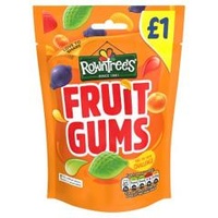 ROWNTREE'S FRUIT GUM POUCH 150G x 10