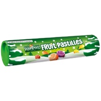 ROWNTREE'S FRUIT PASTILLES VEGAN GIANT TUBE 115G X 15