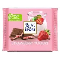 RITTER STRAWBERRY YOGURT 100G X12