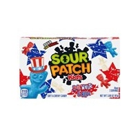SOUR PATCH RED,WHITE &amp; BLUE 87G X 12