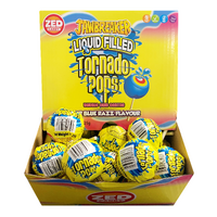 TORNADO POPS SOUR BLUE RAZZ33.25G X40