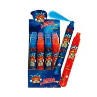 TNT MEGA SOUR SPRAY STRAW/BLUE RASPBERRY 110ML X 12