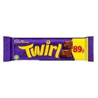 UK CADBURY  TWIRL CHOCOLATE BAR  43G X 48