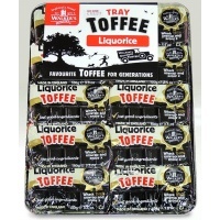 WALKER'S LIQUORICE TOFFEE BAR 100G X10