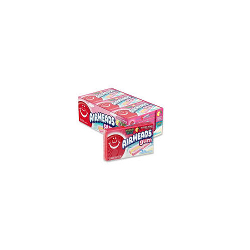 AIRHEADS GUM  RASPBERRY LEMON 33GX 12