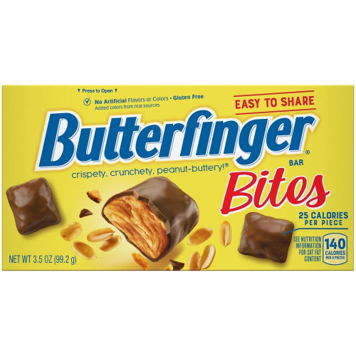 BUTTER FINGER BITES 79G X 9