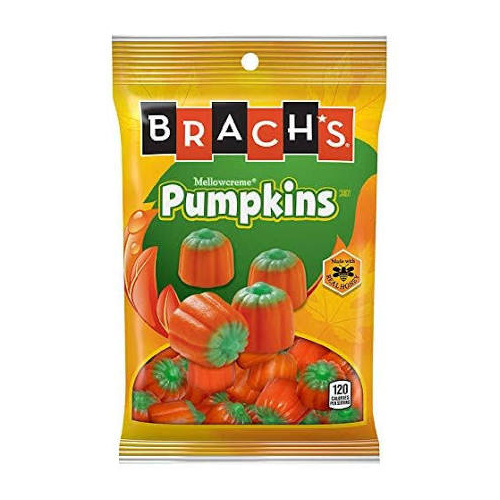 BRACH'S HALLOWEEN PUMPKIN PEG BAG 119G x 18