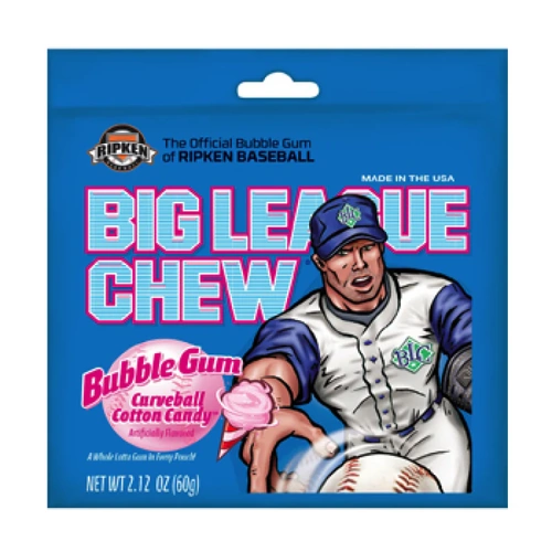 BIG LEAGUE COTTON CANDY 60G X 12