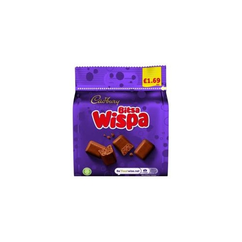 UK CADBURY BISTA WISPA PEG BAG  85X10 PACK