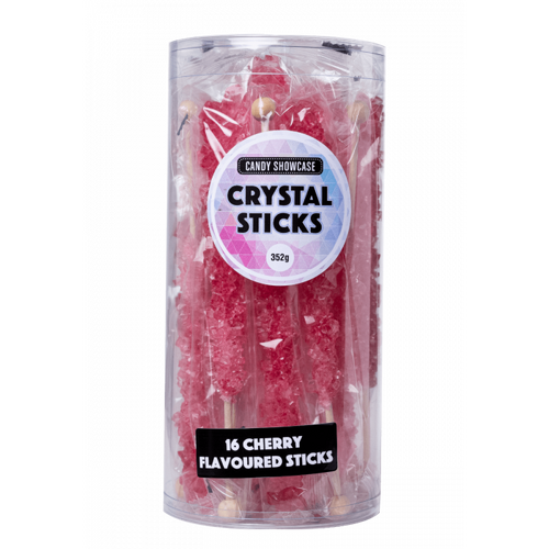 CRYSTAL STICKS HOT PINK 16CT
