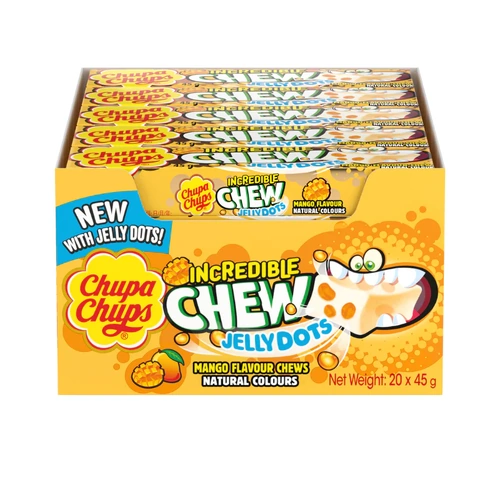 CHUPA CHUPS INCREDIBLE JELLYDOTS 45G X 20 PK