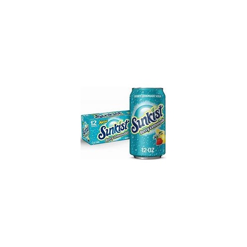 SUNKIST BERRY LEMONADE 355 ML X12
