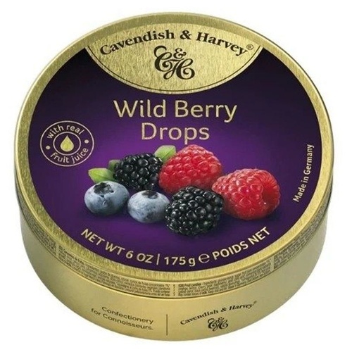 CAVENDISH & HARVEY WILD BERRY DROPS 175G X 10