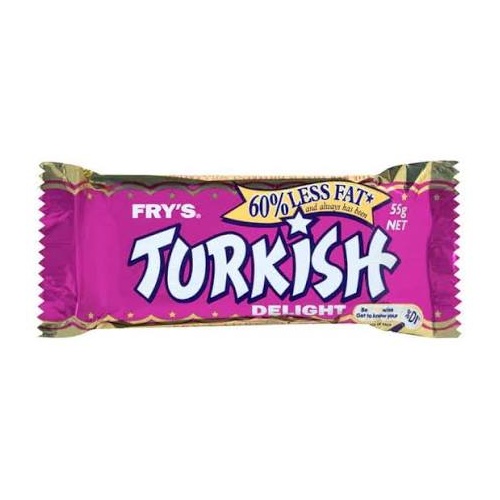 CADBURY (AUS) TURKISH DELIGHT KINGSIZE BAR 70G*28