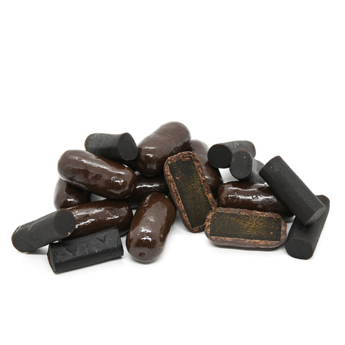 DARK CHOCOLATE JUMBO LIQUORICE BULLETS 7 KG