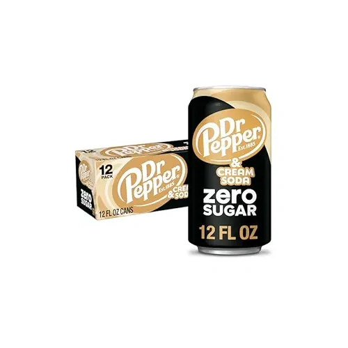 DR PEPPER CREAM SODA ZERO SUGAR 355ML X 12