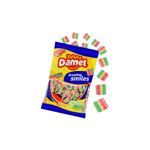 DAMEL SOUR RAINBOW BELTS 1 KG