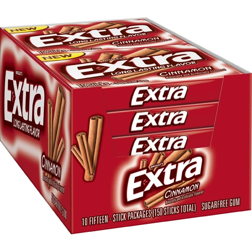 EXTRA CINNAMON GUM 15 STK X 10PK