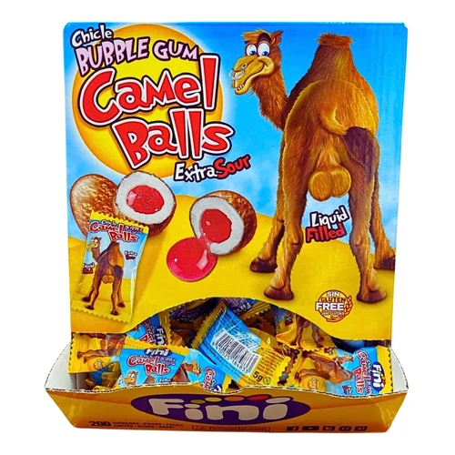 FINI CAMEL BALLS BUBBLE GUM 5G x 200