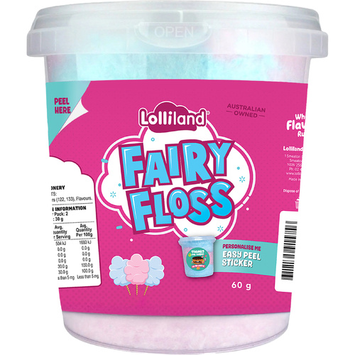 LL FAIRY FLOSS 60G X12