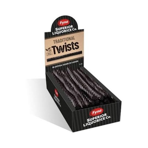 FYNA CO.BLACK LIQUORICE TWISTS 1.0 KG
