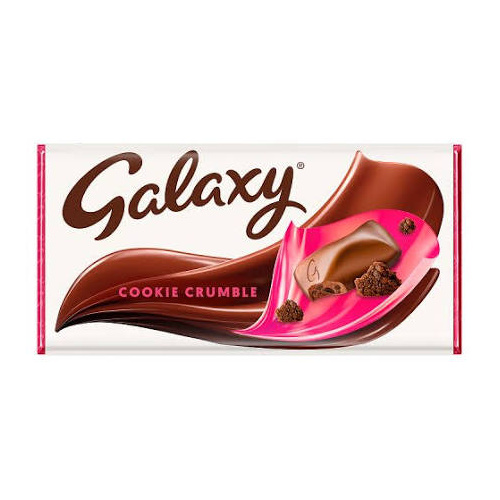 GALAXY COOKIE CRUMBLE CHOCOLATE BAR 114G x 24