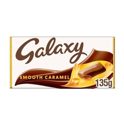 GALAXY CARAMEL MILK CHOCOLATE BAR 135G x 24
